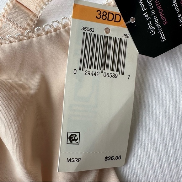 Olga® Underwire Bra Luxury Lift, Ivory, 35063, Size 38DD, NWT - Picture 9 of 9